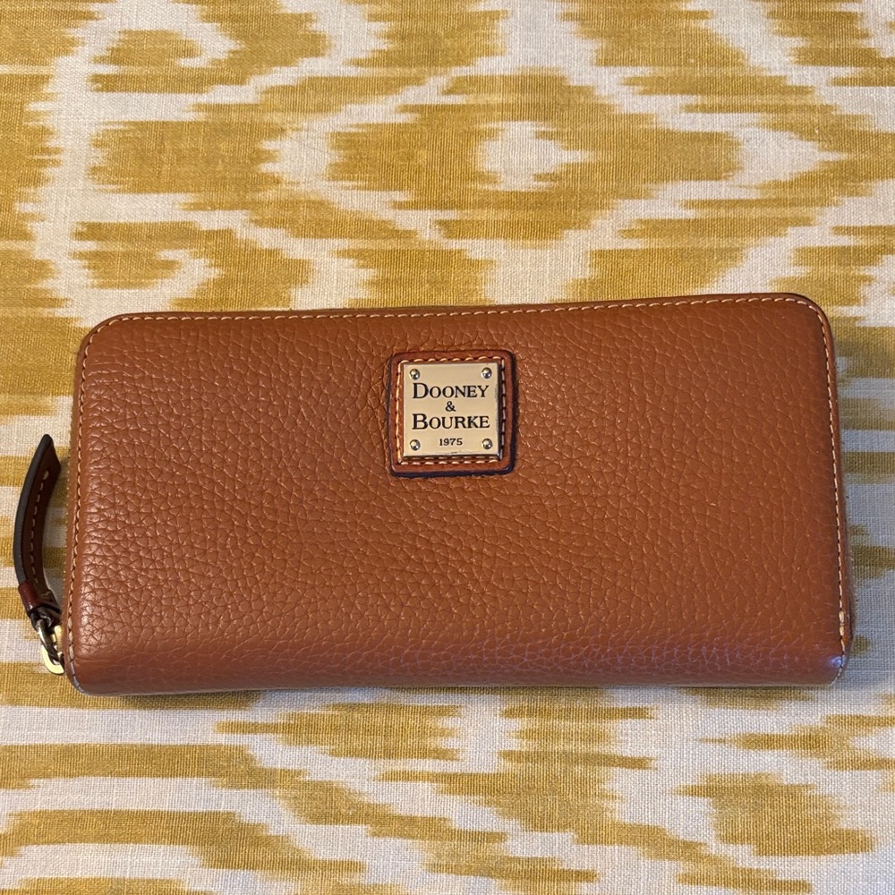 Dooney & Bourke Tan Leather Wallet